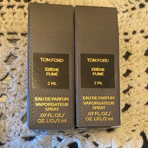 Tom Ford Ébène Fumé Eau de Parfum 2ml Black and Gold -comes w 2 samples